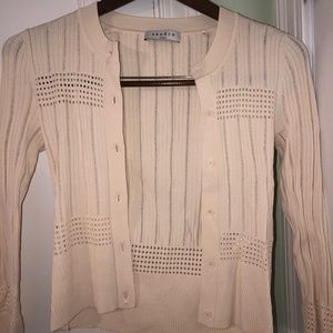 SANDRO beige cardigan
